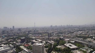 تصویر فوتیج هلیشات شهر تهران و برج میلاد (کد 1011) 