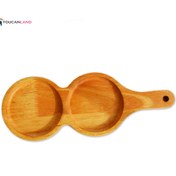 تصویر اردو خوری چوبی 2 خانه 