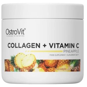تصویر کلاژن و ویتامین سی استرویت 200 گرمی OstroVit Collagen + Vitamin C 