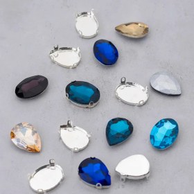 تصویر پایه فلزی نگین (۱۸ در ۲۵) 