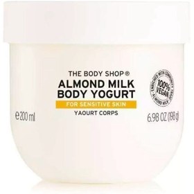 تصویر کرم بدن اورجینال برند The body shop مدل Almond Milk Body Yogurt 200ml کد 32252942 