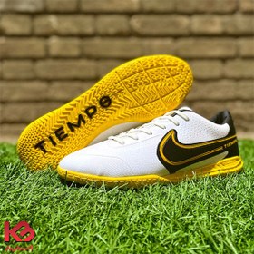 تصویر کفش فوتسال نایک تمپو لجند زرد Nike Tiempo Legend 