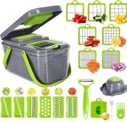 تصویر رنده و سالاد ساز دستی ۲۲ کاره 