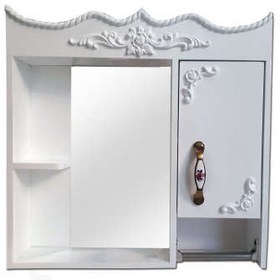 تصویر ست آینه و باکس سرویس بهداشتی تجسم مدل BARDIYA 
