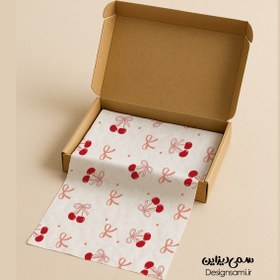تصویر کاغذ پوستی طرح چری 