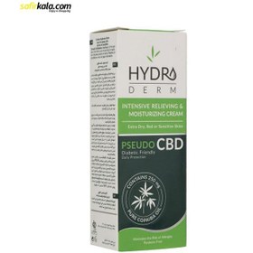 تصویر کرم اگزما و ضد خارش Pseudo CBD هیدرودرم حجم 50 میلی لیتر Hydroderm CBD Intensive Relieving Moisturizing Cream