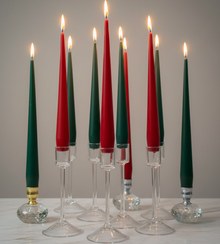 تصویر شمع قلمی نوک تیز 25 سانت48 عددی - بنفش 