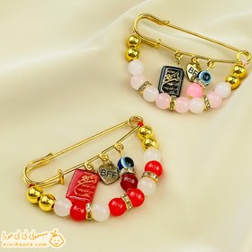 تصویر سنجاق سینه و ان یکاد بارنگ بندی جذاب 