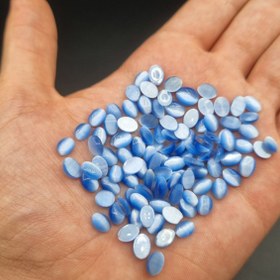 تصویر پک ۱۰۰ عدد چشم گربه آبی 