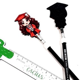 تصویر سر مدادی دختر 