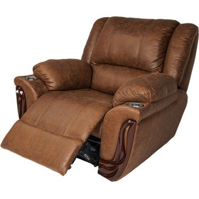 تصویر مبل یک نفره ریلکسی دستی مدل manual اورجینال لاریسا Original Larisa Single Seater Manual Recliner Sofa