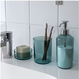 تصویر مجموعه 3 عددی لوازم سرویس بهداشتی ایکیا مدل SKISSEN bathroom set