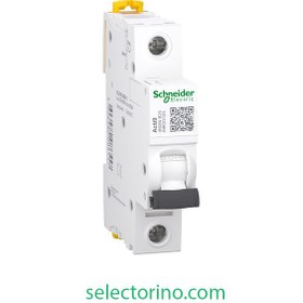 تصویر مینیاتوری تک فاز 25 آمپر تیپ B 1P-25 مدل A9K23125 اشنایدر Schneider Electric 