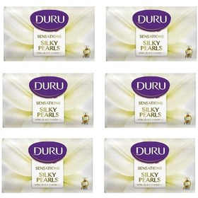 تصویر صابون شستشو دورو مدل Silky pearls تحت لیسانس وزن90 گرم مجموعه 6 عددی 