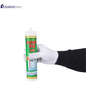 تصویر چسب سیلیکونی سومافیکس مدل S200 حجم ۲۸۰ میلی لیتر Soma Fix S200 Silicon Sealing Adhesive 280 ml