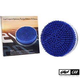 تصویر برس گرد صفرشویی چسبی خودرو مدل 4x4 Car detailing round brush 