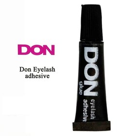 تصویر چسب مژه مشکی دان DON وزن 1 گرم DON black eyelash glue weight 1 gram