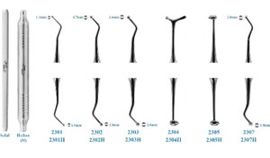 تصویر برنیشر دسته معمولی - دسته هالو/Smart Instru Burnishers(solid-Hollow) - برنیشر (Westcott/2.0/3.0mm(2307 Smart Instru Burnishers(solid-Hollow)