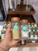 تصویر شیشه ادویه درب چوبی مکارتی - ۱۲ سانتی 