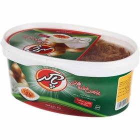 تصویر پیاز سرخ شده 200g سایز خلالی درشت پاکر 