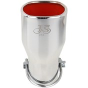 تصویر سر اگزوز جی اس ترک پژو داخل قرمز چهارگوش آبکاری کد ۲۵۱ 