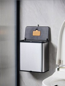 تصویر سطل زباله کابینتی استیل ۳ لیتر 