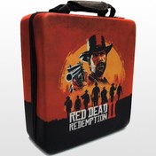 تصویر کیف حمل ps4 طرح یک رد دد ردمپشن 2 PlayStation 4 hard case plan One Red Dead Redemption 2