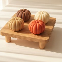 تصویر شمع کدو دکوراتیو 