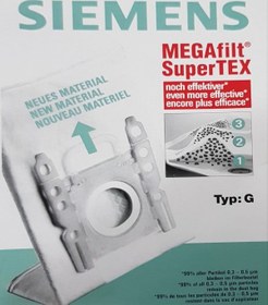 تصویر پاکت جاروبرقی Megafilt Super Tex تایپ G درجه یک 