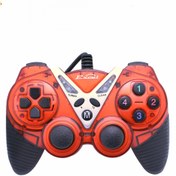 تصویر دسته بازی شوک دار حرفه‌ای اکسل مدل X-102 Excel X-102 Gamepad