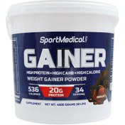 تصویر گینر اسپرت مدیکال ۴۵۰۰ گرم طعم شکلات 