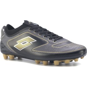 تصویر کفش فوتبال مردانه 3M Barakus Fg 3Fx مشکی مدل 101260572 برند lotto 3M Barakus Fg 3Fx Black Men's Cleats 101260572