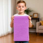 تصویر حوله دست و صورت (28*55) برند هنر طرح موهر 