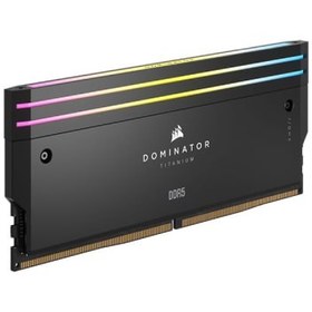 تصویر رم دسکتاپ کورسیر مدل Dominator Titanium RGB (2x16GB) DDR5 6600MHz CL32 ظرفیت 32 گیگابایت 