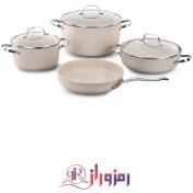 تصویر سرویس قابلمه کرکماز ۷ پارچه گرانیتی مدل A2674 