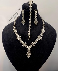 تصویر سرویس نقره عروس مدل تراشه Silver set for bride