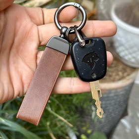 تصویر جا سوییچی چرمی 