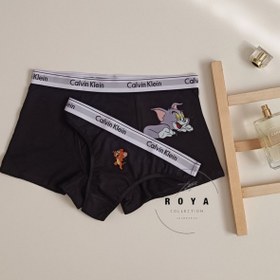 تصویر ست شورت زنانه و مردانه طرح عروسکی جنس نخ پنبه 