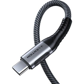 تصویر کابل شارژ USB-C 6A لنشن مدل ACE-6A یک متری ا Lention USB to USB-C Fast Charger Cable 1m ACE-6A Lention USB to USB-C Fast Charger Cable 1m ACE-6A