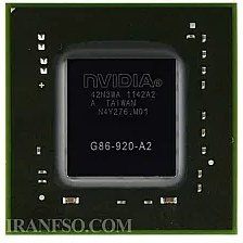 تصویر چیپ گرافیک لپ‌تاپ Geforce G86-920-A2_Quadro NVS_135M_140M ریبالی 