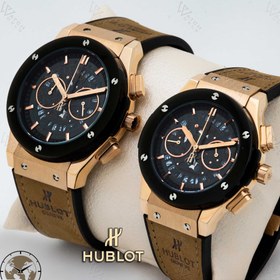 تصویر ساعت مچی عقربه ای ست زنانه و مردانه هابلوت کرنوگراف - زنانه HUBLOT GENEVE BIG BANG