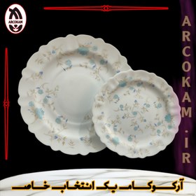 تصویر سرویس غذاخوری 25 پارچه آرکوپال (۶ نفره) رستا فیروزه iropal 25 Pcs