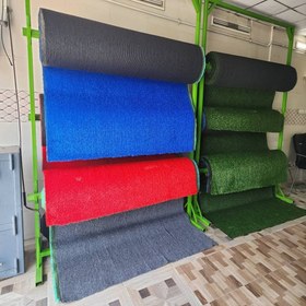 تصویر چمن مصنوعی رنگی 