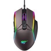 تصویر ماوس مخصوص بازی هویت مدل MS-1028 RGB Havit MS-1028 RGB Gaming Mouse