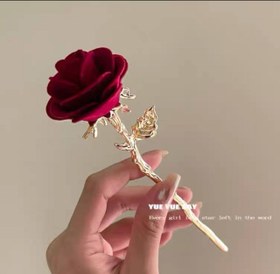 تصویر کانزاشی گل رز مخمل 