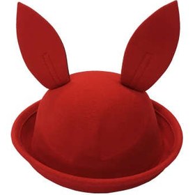 تصویر کلاه دخترانه طرح خرگوش کد 0136 