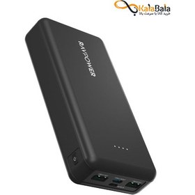 تصویر پاوربانک 20000 میلی‌آمپری راوپاور مدل RP-PB1216 RAVPower RP-PB1216 PD 20000mAh Power Bank