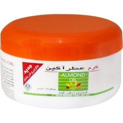 تصویر کرم مرطوب کننده روغن بادام عطرآگین 200 میلی لیتر / Atragin Almond Oil Moisturizing Cream 200 ml 