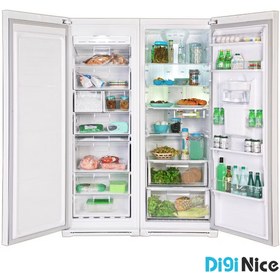 تصویر یخچال و فریزر دوقلوی هیمالیا مدل NR390ip-HFZN320 Himalia Ice Pool Silver No Frost Refrigerator With Icemaker