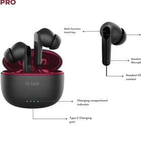 تصویر هندزفری بی سیم جی تب مدل G-tab X5 pro G-tab X5 pro Wireless Earbuds